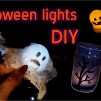 Halloweenske svetelné dekorácie (videopostup)