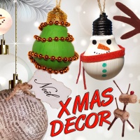 Recyklovanie - 10 vianočných dekorácií (videopostup)