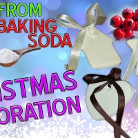 Krásne vianočné dekorácie zo sódy bikarbóny (videopostup)