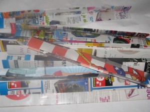 Recyklácia - črepníky z reklamných letákov (fotopostup) - obrázok 9
