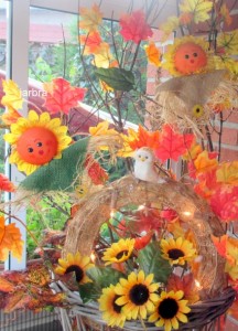 Jesenná pestrá dekorácia - obrázok 1