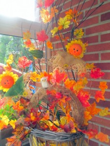 Jesenná pestrá dekorácia - obrázok 4
