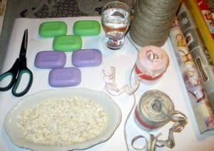 Výroba peelingového mydla s ovsenými vločkami (fotopostup) - obrázok 1