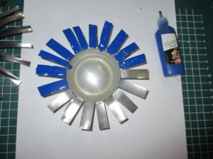 Recy svietnik z plechovky 3D do exteriéru č. 5 (fotopostup) - obrázok 3