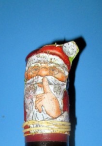 Vianočná fľaša ozdobeáa Sinterklaas (fotopostup) - obrázok 4
