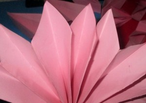 Kvety z papiera Dalie 3D (fotopostup) - obrázok 20
