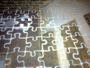Puzzle I. - skladanie a lepenie - obrázok 7