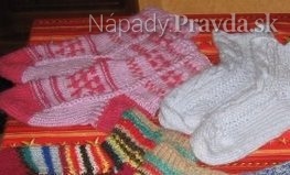 Pletené ponožky na dvoch ihliciach (fotopostup)