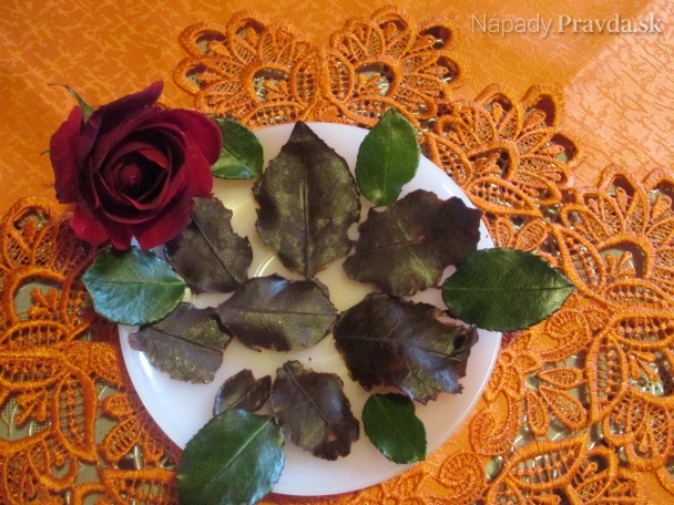 Ako si vyrobiť čokoládové lístočky z ruží
