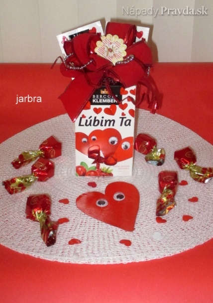 Valentínsky darček, Ľúbim Ťa, ktorý osvieži a poteší (fotopostup)