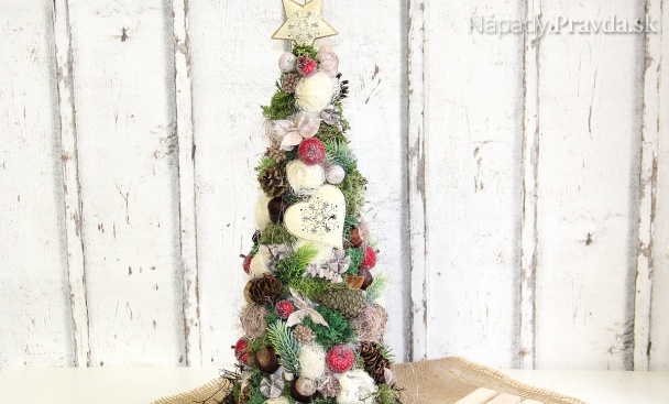 Vianočný stromček z polystyrénového kužeľa (videonávod)