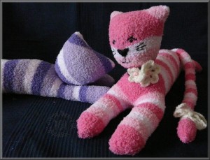 Ponožkové mačičky (fotopostup) - obrázok 7