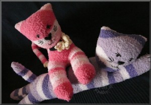 Ponožkové mačičky (fotopostup) - obrázok 10