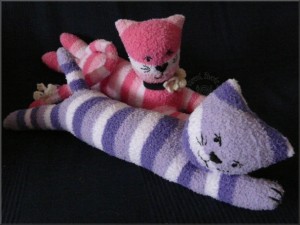 Ponožkové mačičky (fotopostup) - obrázok 9