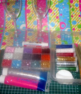 Zdobenie poharov s Rokajl - obrázok 1