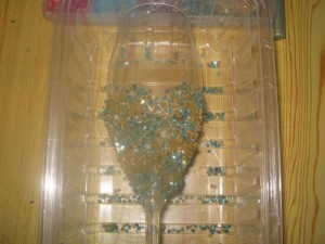 Zdobenie poharov s Rokajl - obrázok 4