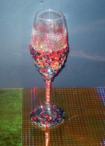 Zdobenie poharov s Rokajl - obrázok 5