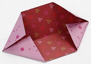 Origami hviezda z papiera - obrázok 3