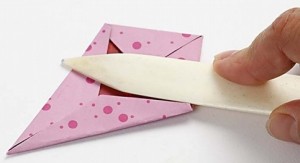 Origami hviezda z papiera - obrázok 5