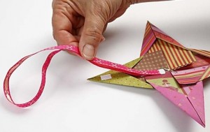 Origami hviezda z papiera - obrázok 9