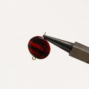 Náušnice “Červené pierko” (fotorecept) - obrázok 4