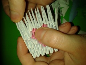 3D origami srdce - krabička (videopostup) - obrázok 7