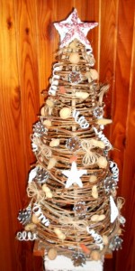 Vianočný stromček z prútia (fotopostup) - obrázok 6