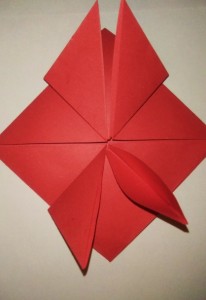 Origami valentínske srdce (fotopostup) - obrázok 3
