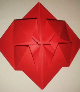 Origami valentínske srdce (fotopostup) - obrázok 5