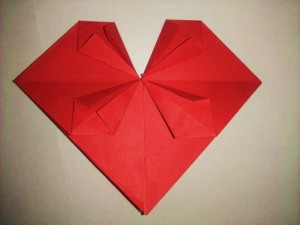 Origami valentínske srdce (fotopostup) - obrázok 7