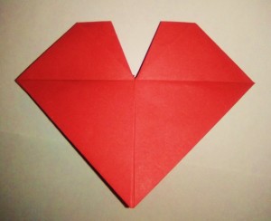Origami valentínske srdce (fotopostup) - obrázok 8