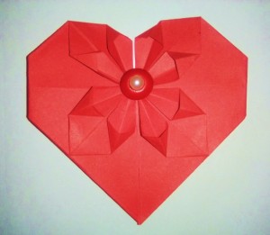 Origami valentínske srdce (fotopostup) - obrázok 10