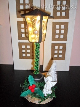 Pouličná vianočná lampa (fotonávod)