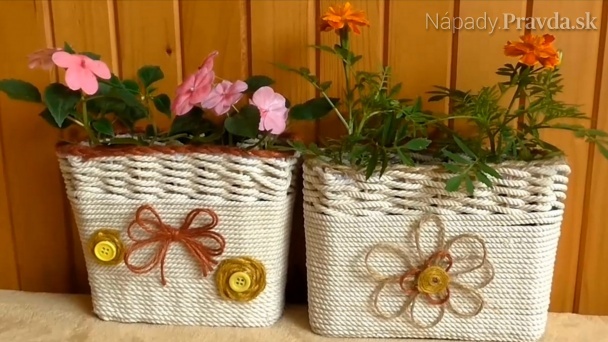 Ako si vyrobiť samozavlažovací kvetináč (videonávod)