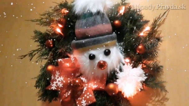 Venček so snehuliakom (videonávod)